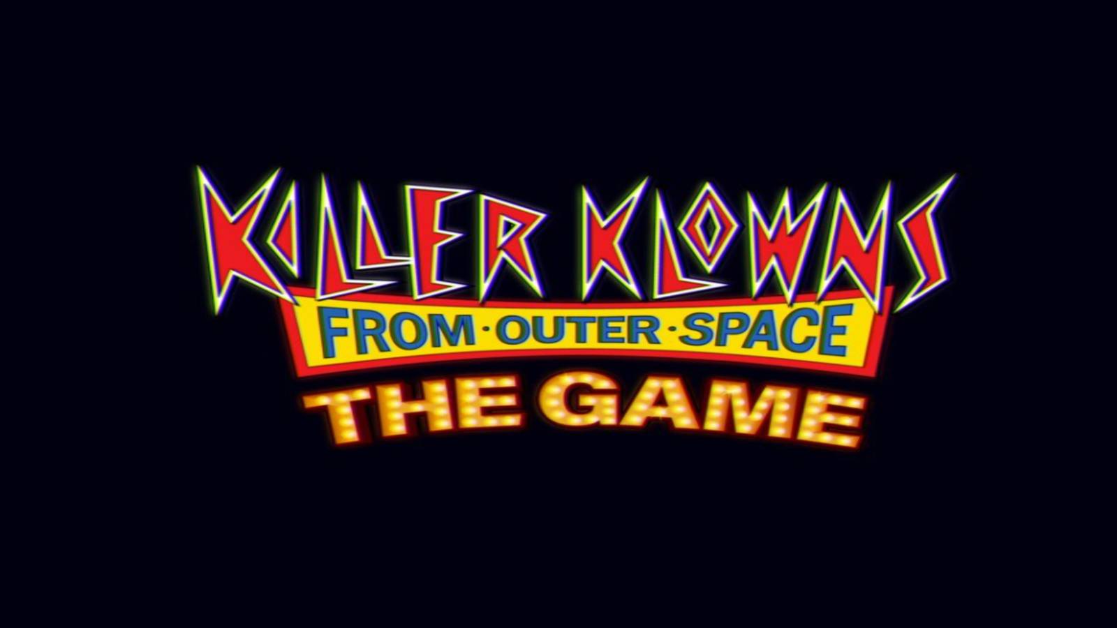 Killer Klowns From Outer Space Title Screen
