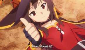 Convincing Kazuma to Let Her Join His Party Megumin Konosuba