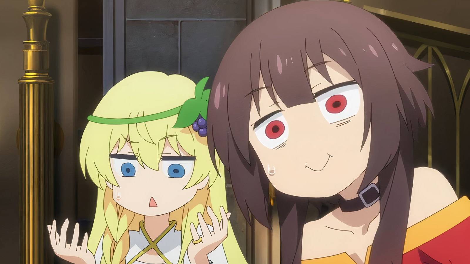 KonoSuba S3 E5 Flustered Iris and Megumin