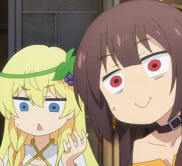 KonoSuba S3 E5 Flustered Iris and Megumin