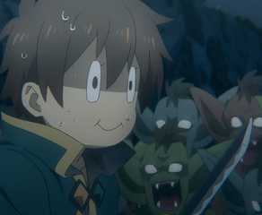 Kazuma facing death in KonoSuba S3 E5