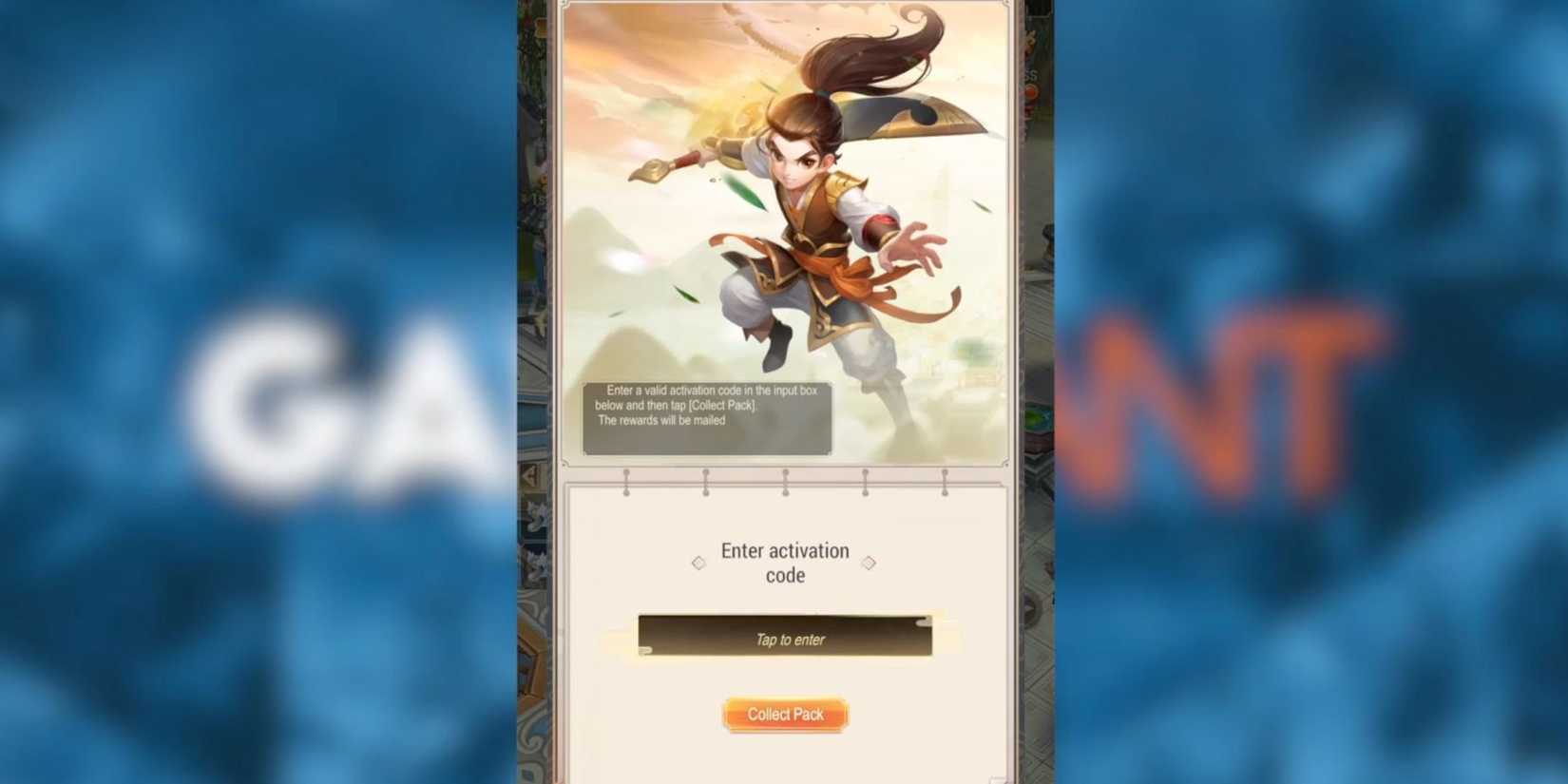 Kung Fu Saga the codes tab