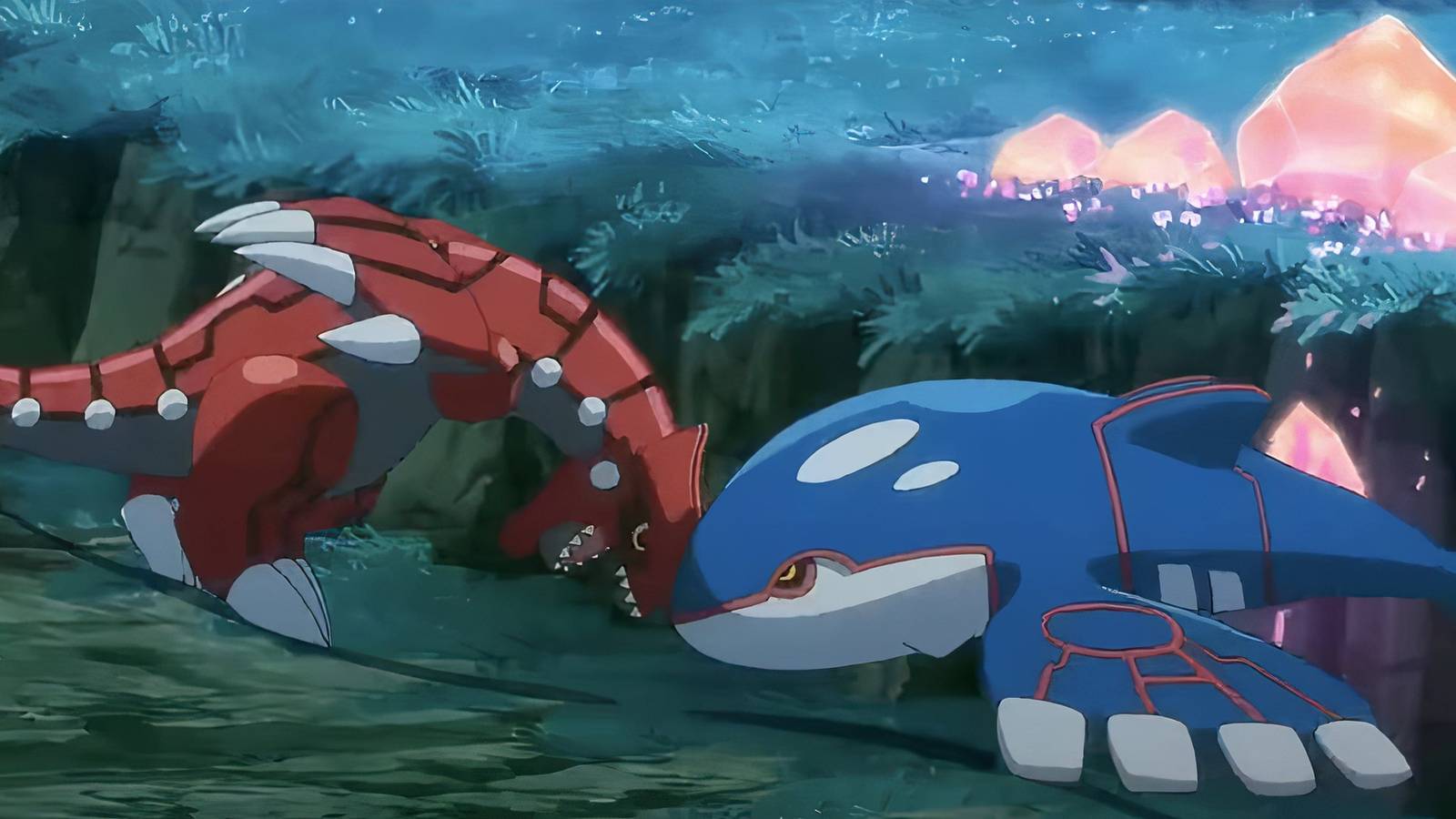 Groudon & Kyogre In The Pokemon Anime