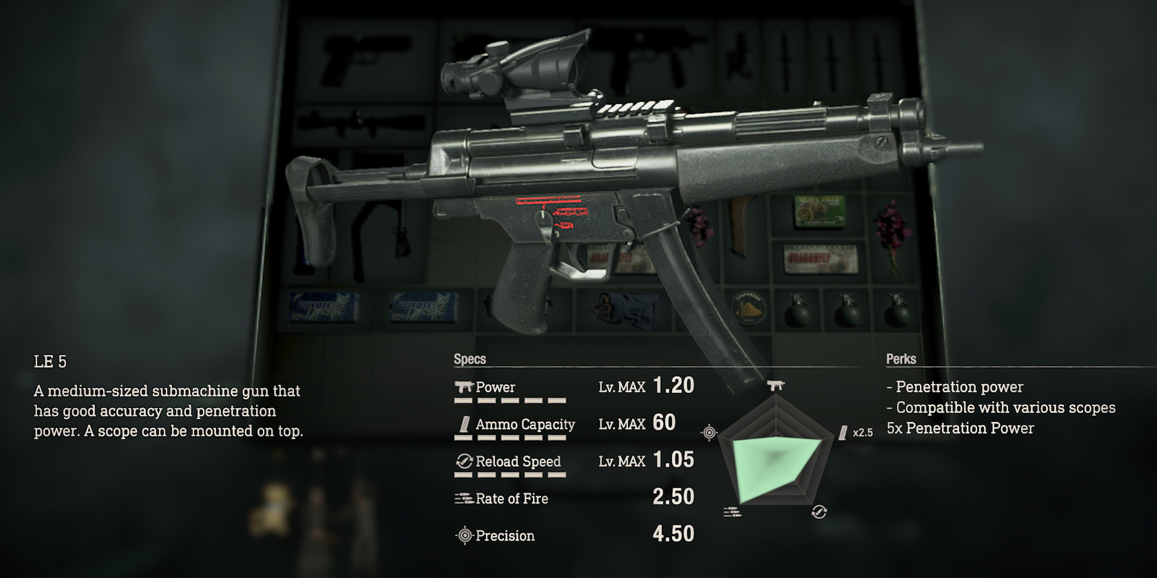 Resident Evil 4 Remake LE 5 Max Upgraded Stats With A Scope
