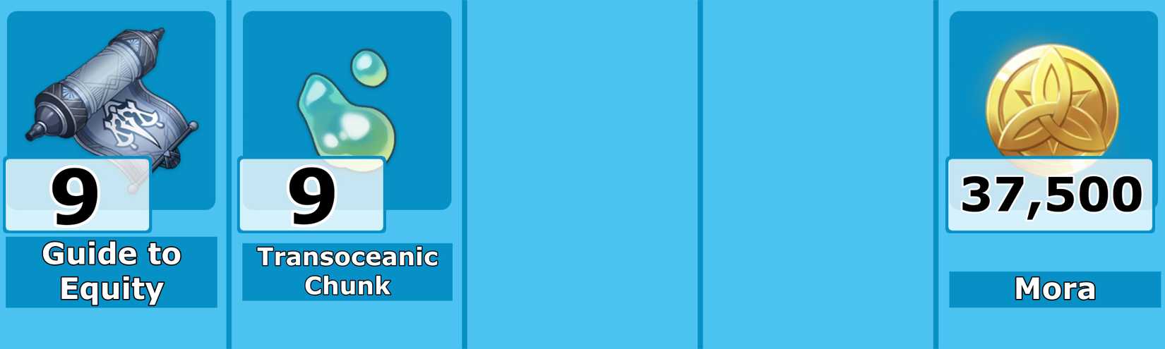 Level 6 Sigewinne Talent Mats - Genshin Impact