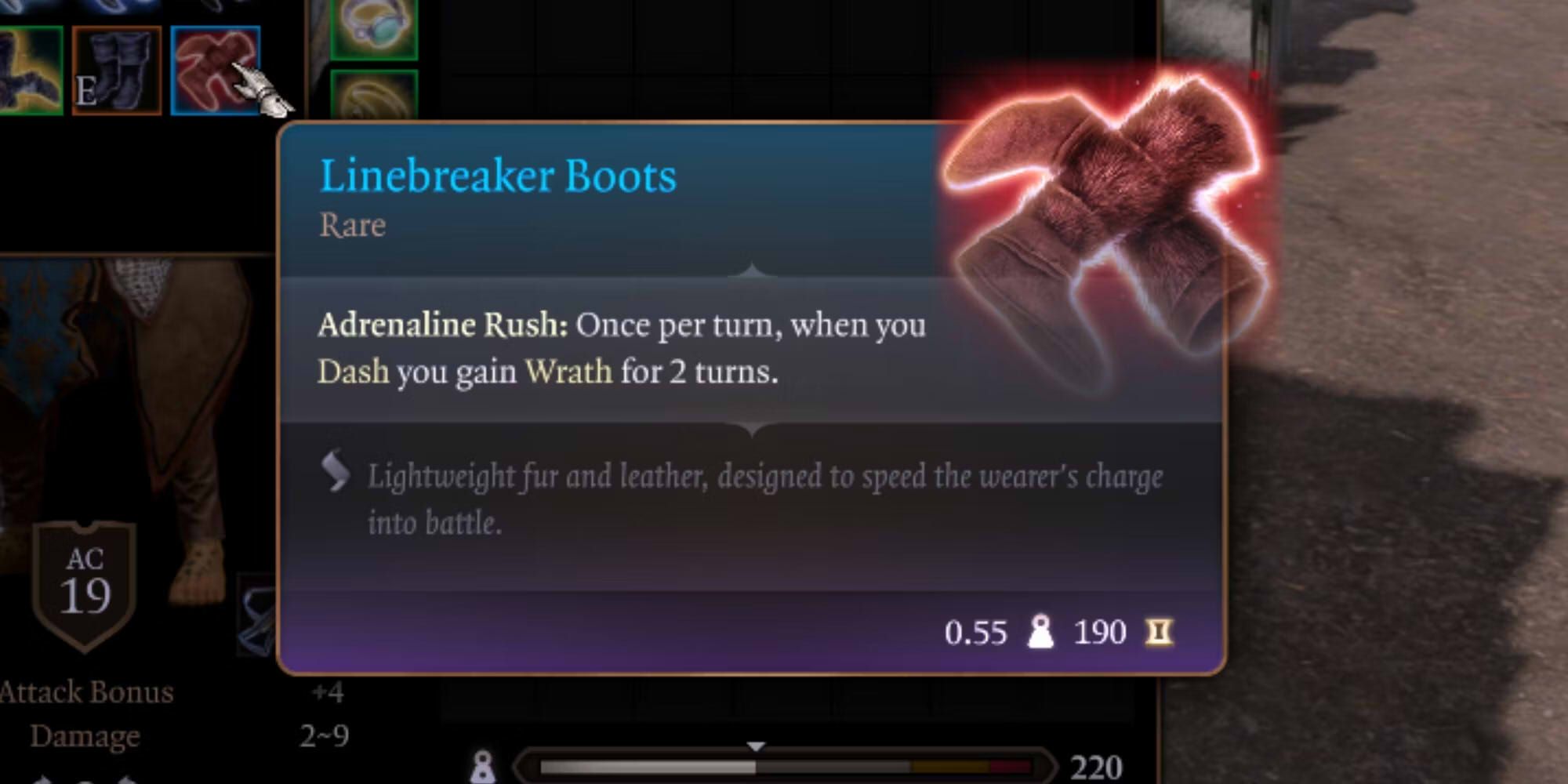 Linebreaker Boots in Baldur's Gate 3