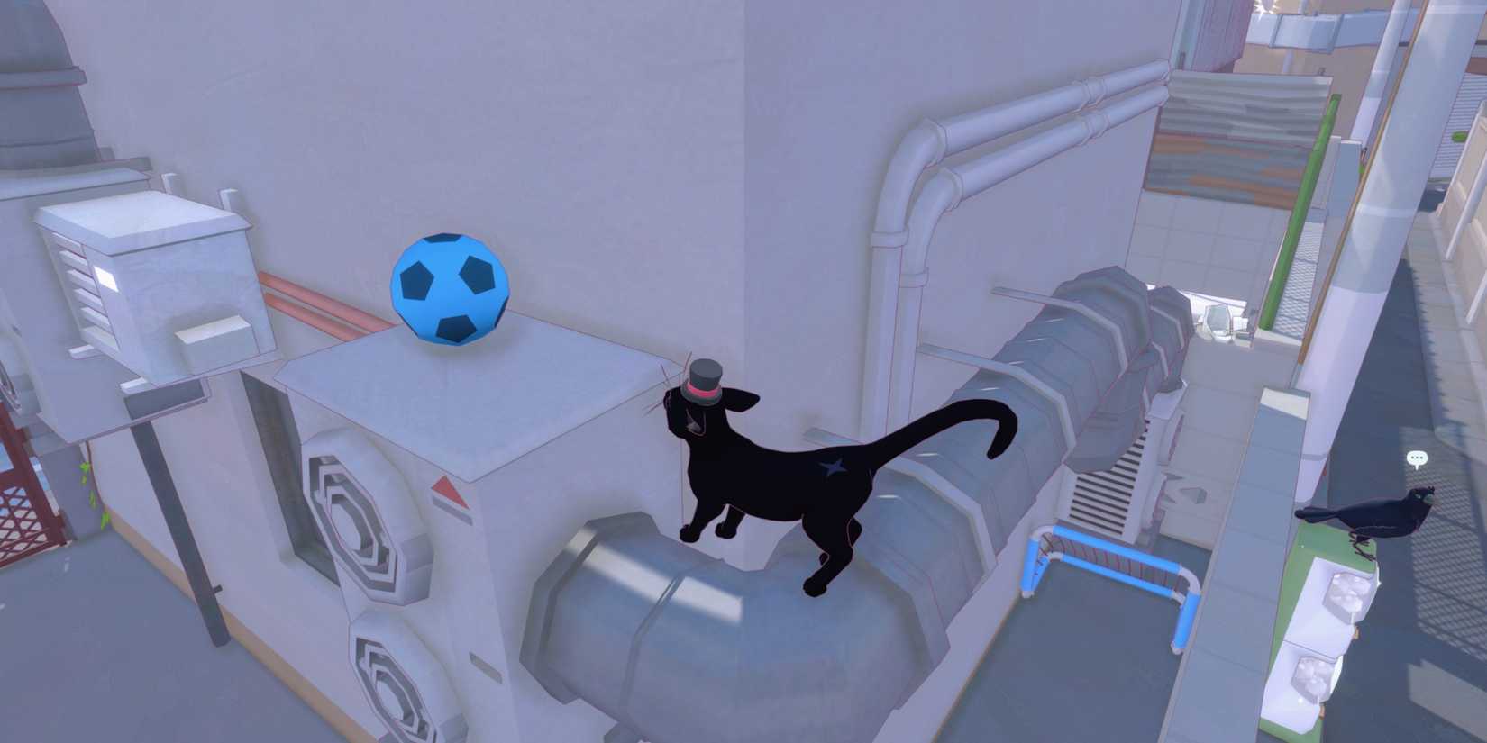 little kitty big city blue soccer ball