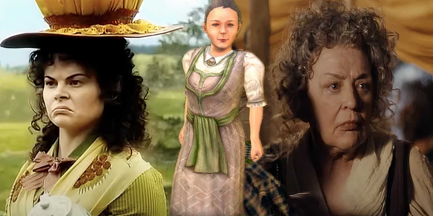 Lobelia sackville baggins in Battle of Five Armies, LOTR Online and Fellowship of the ring