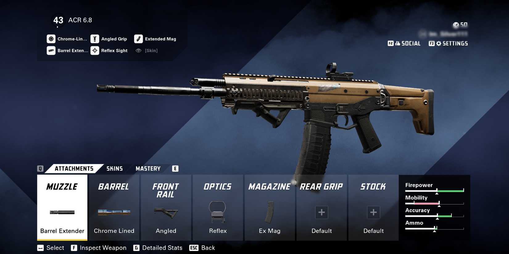 Long Range ACR 6.8 Loadout in XDefiant 