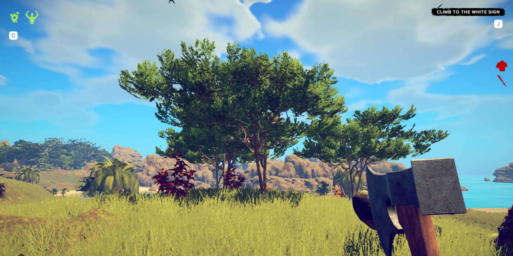 looking at jurema preta tree in Survival Fountain of Youth