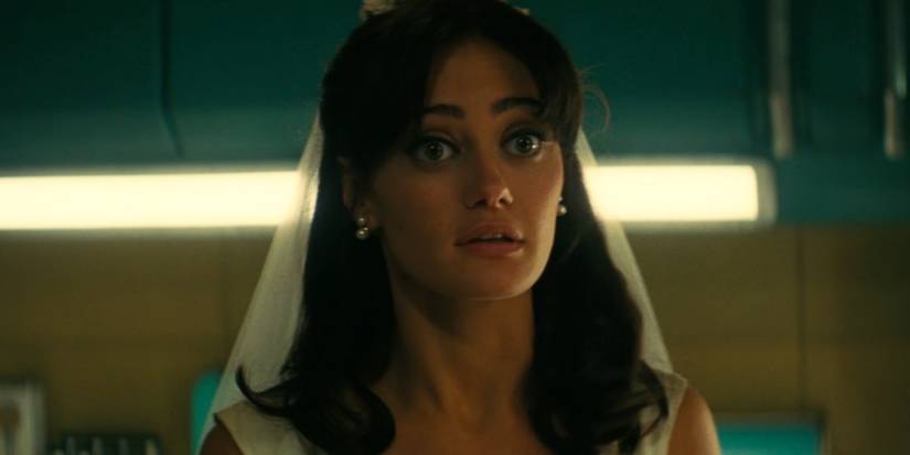 Lucy brings her husband back to her room after getting married in Fallout