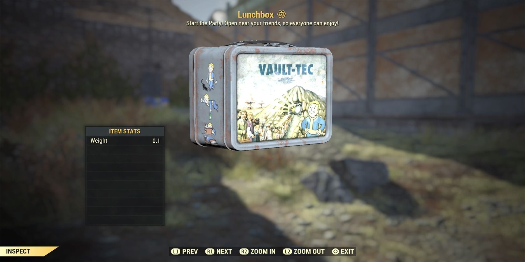 Lunchbox in Fallout 76