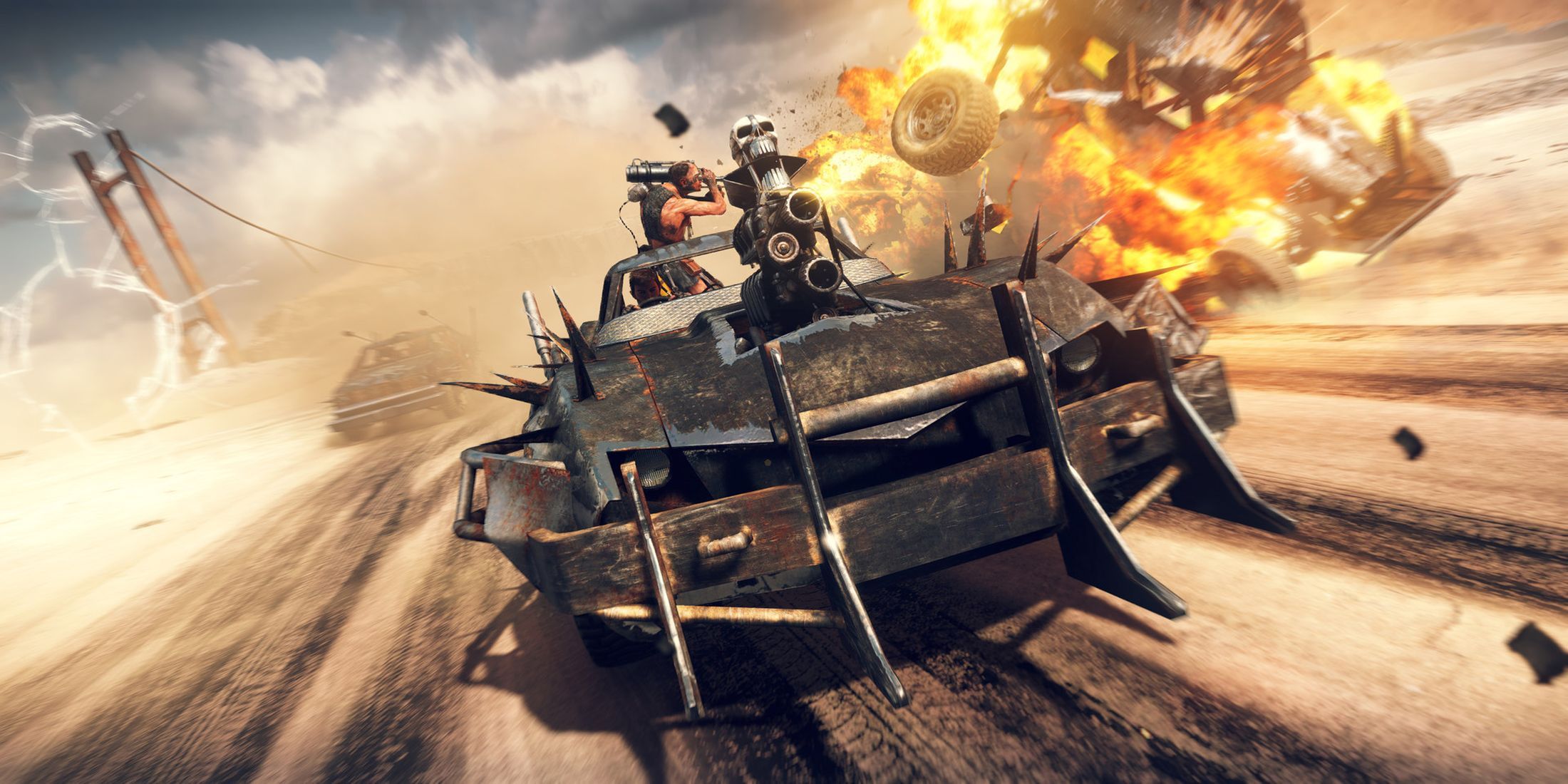 mad max 2015 game car fight explosion