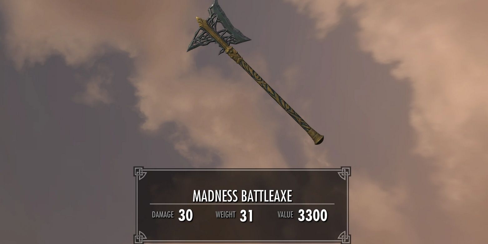 Madness Battleaxe in Skyrim