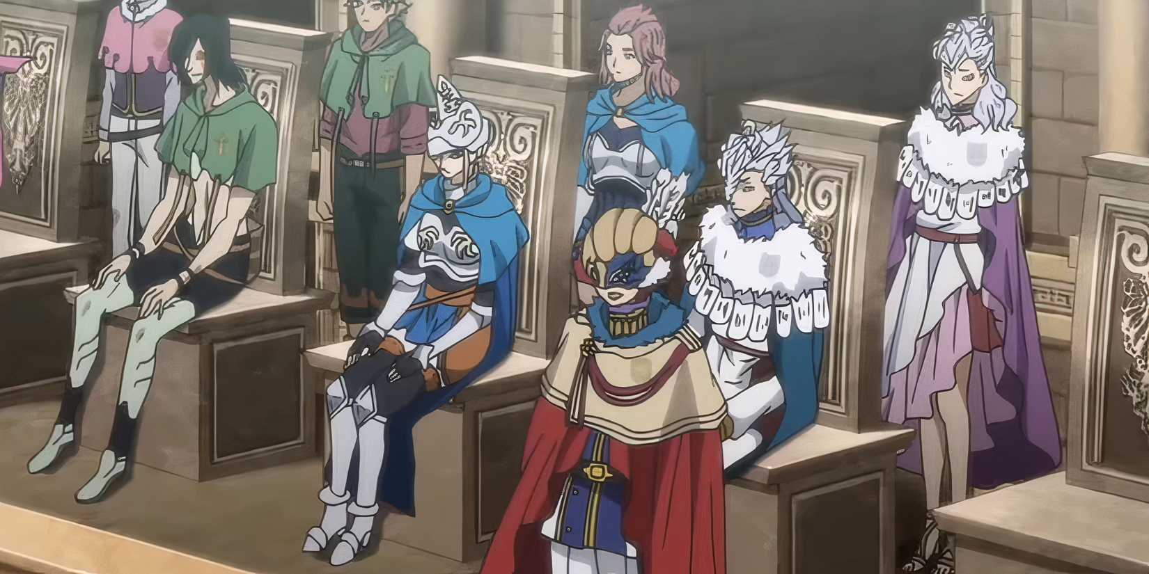 Magic Knights Exam in Black Clover