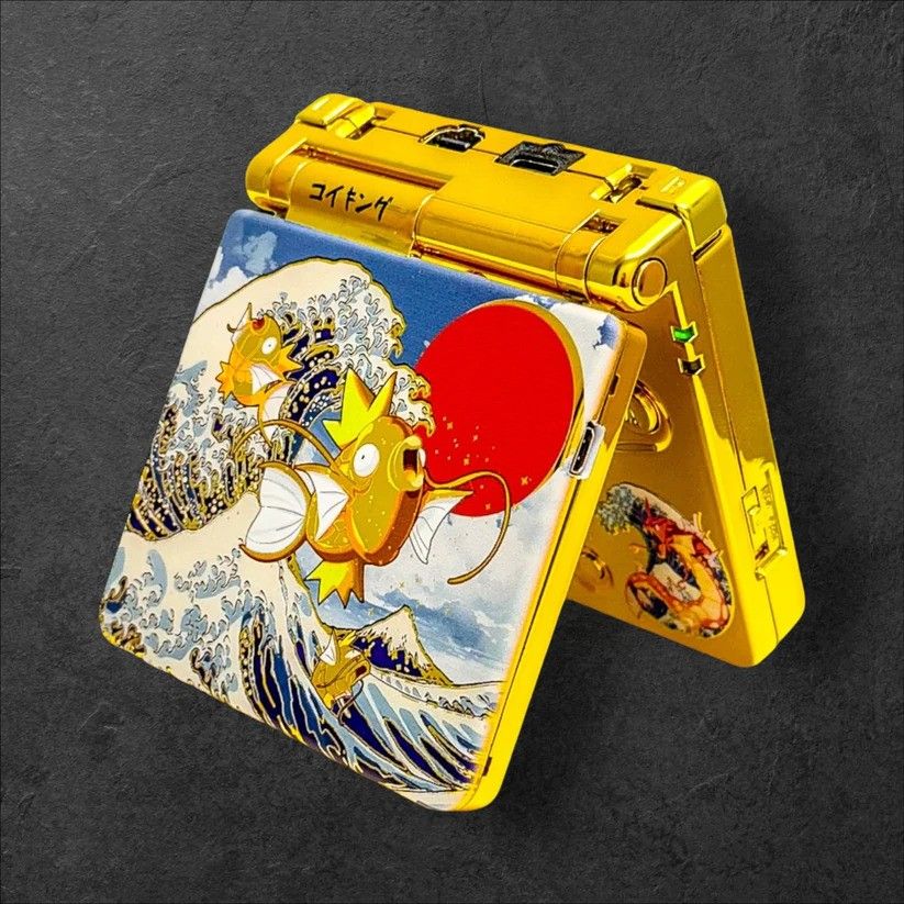 Pokemon Fan Designs Incredible $300 Shiny Magikarp Game Boy Advance SP