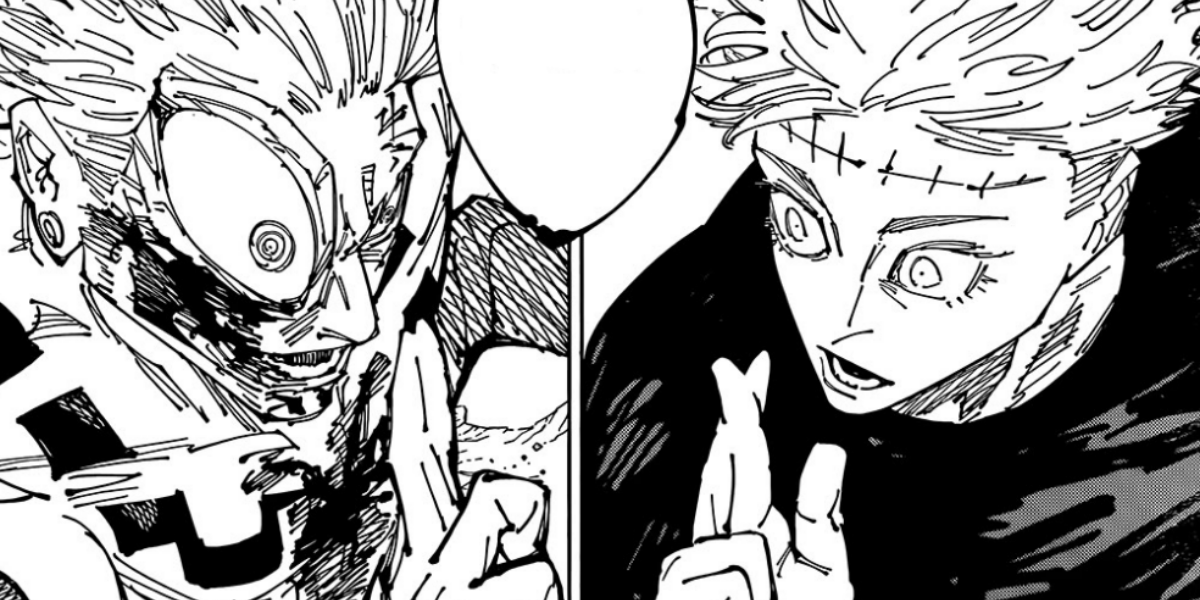 malevolent shrine vs unlimited void jujutsu kaisen jjk 263