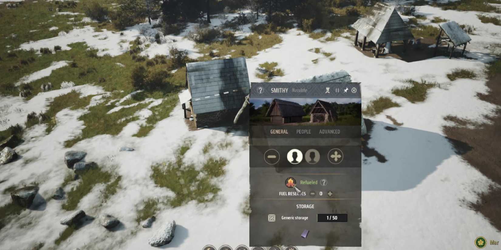 A Smithy in Manor Lords