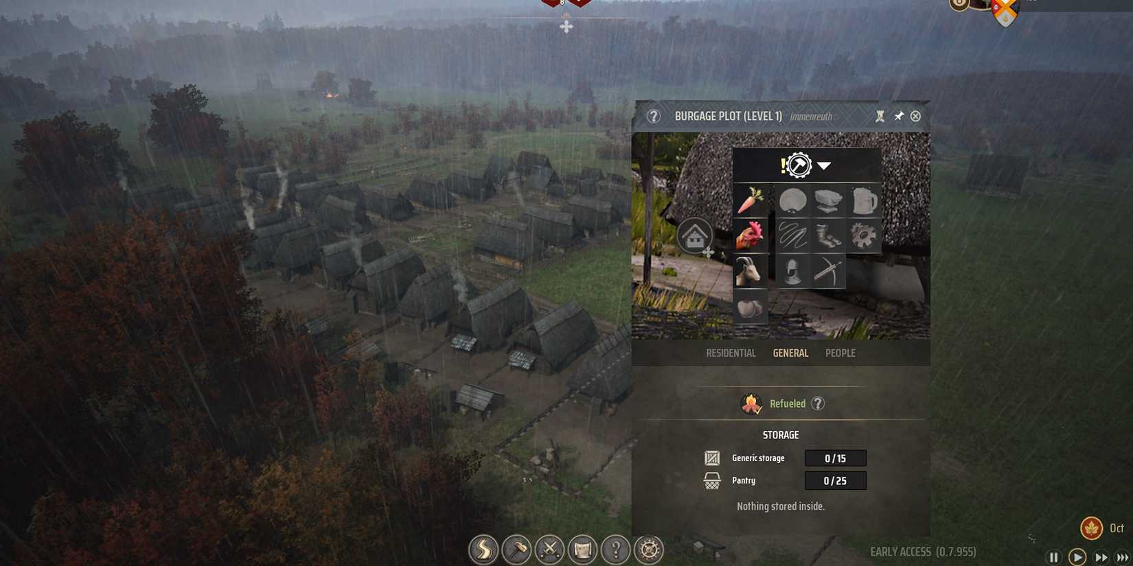 manor lords burgage plot level 1 extensions