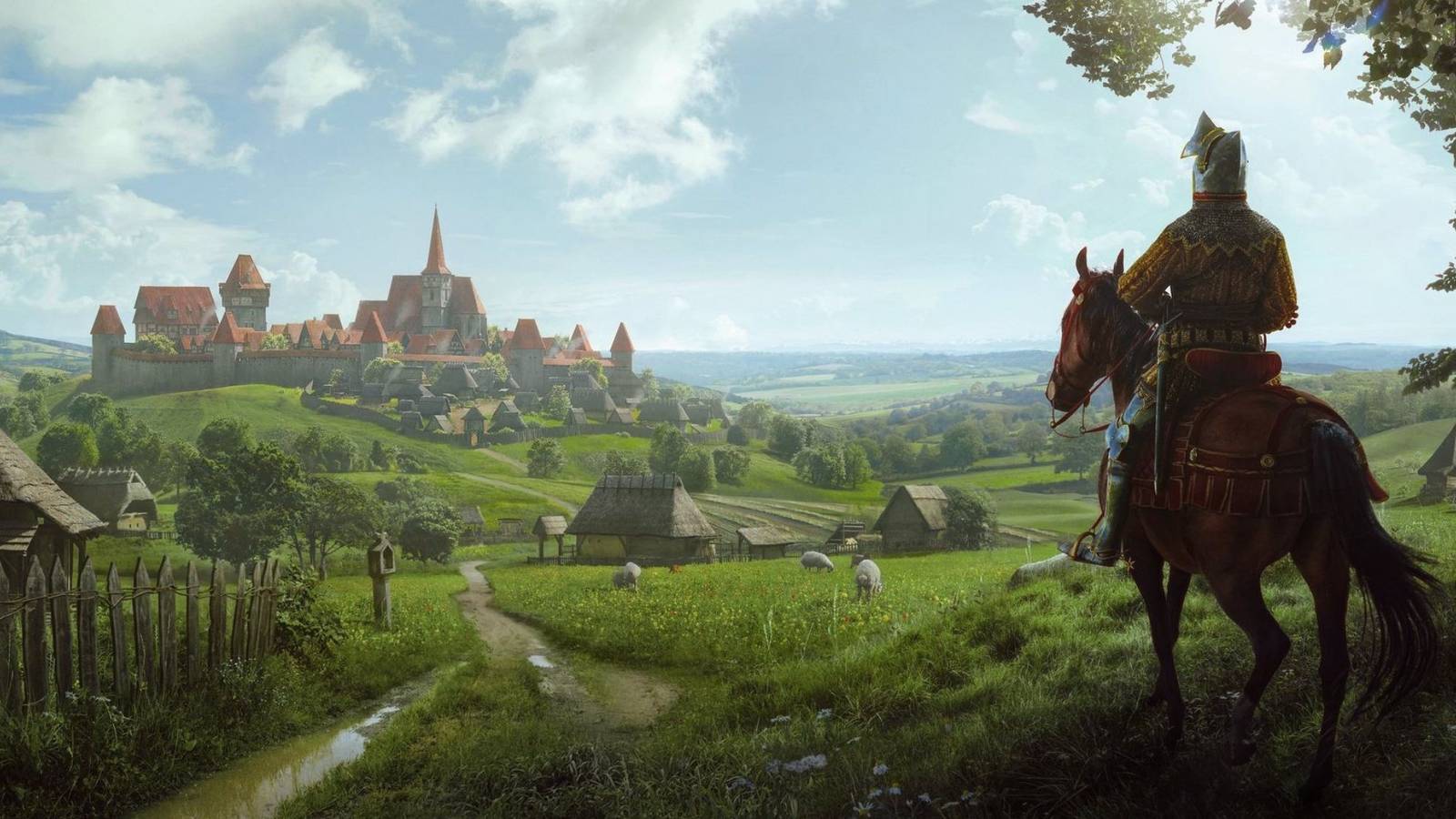 Manor Lords Landscape Wallpaper