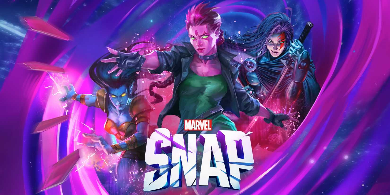 Marvel Snap Blink Nocturne Sage 'A Blink in Time' May 7 2024 Season key art with game logo