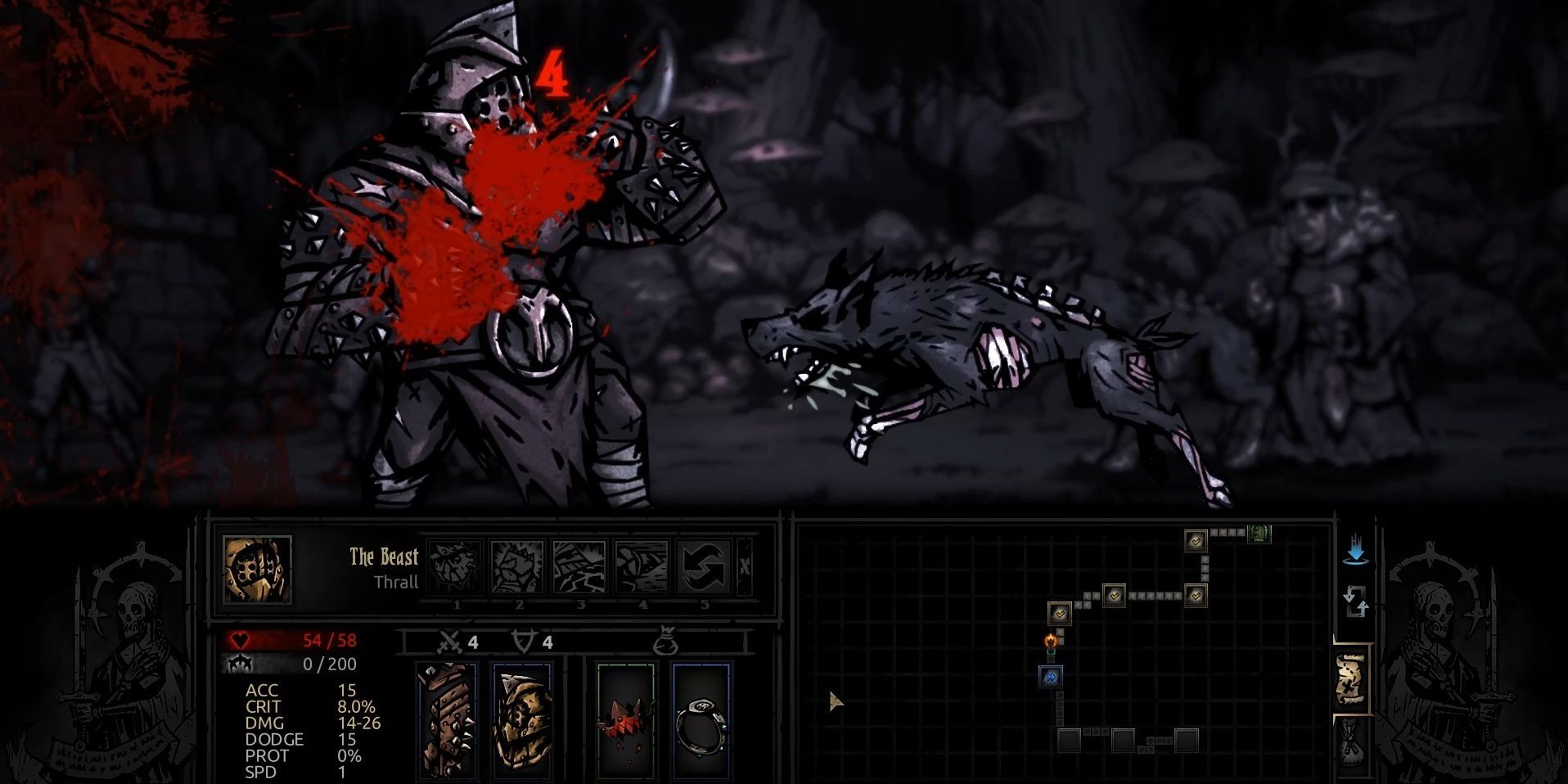 Marvin Seo's Thrall Class mod for Darkest Dungeon
