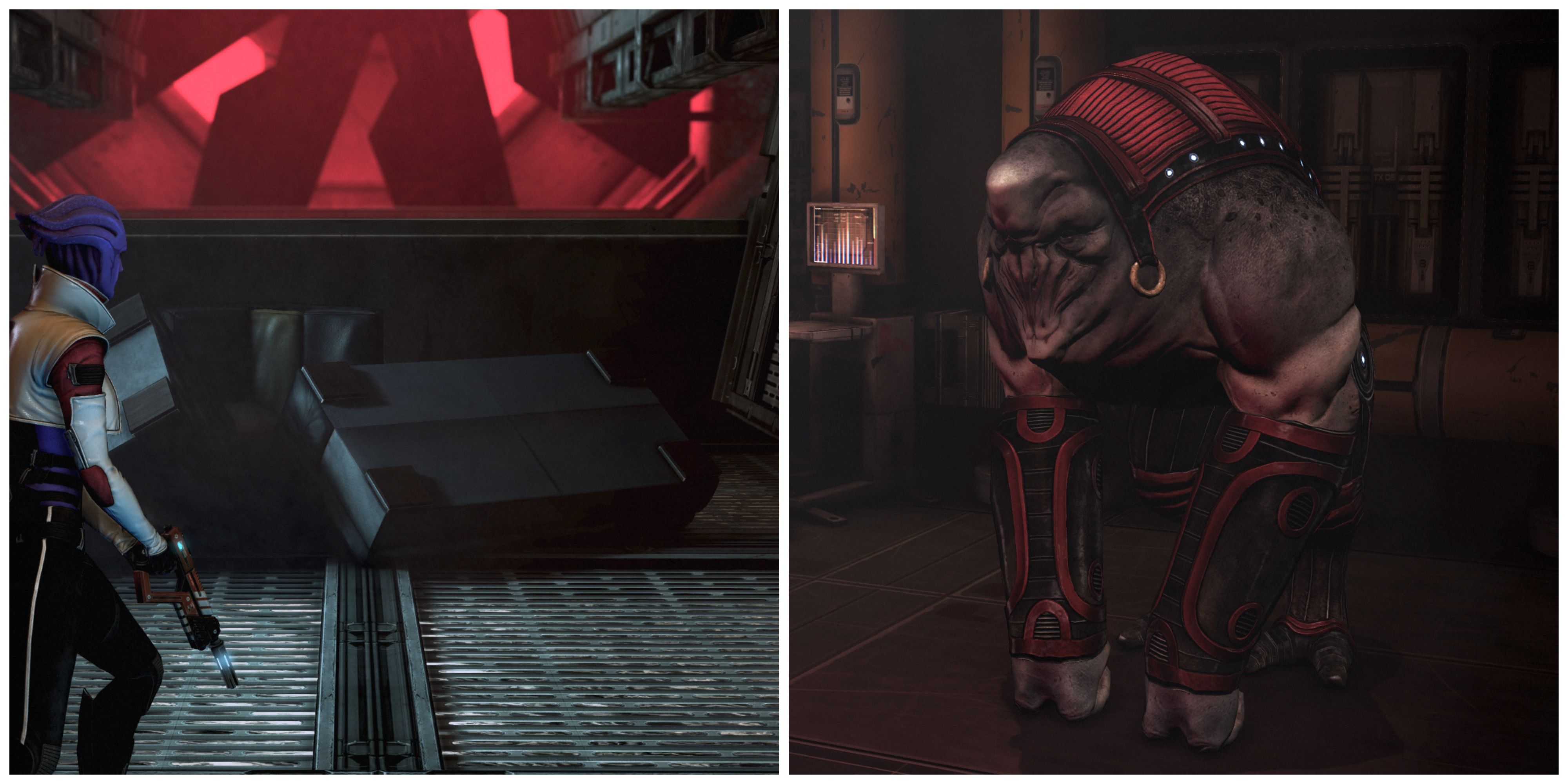 mass effect 3 aria's couch and harrot