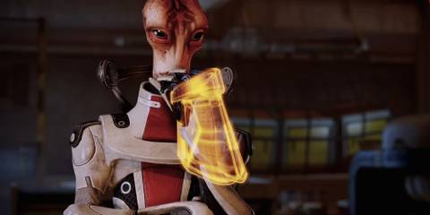 Mass Effect 3 Mordin Solus contemplating