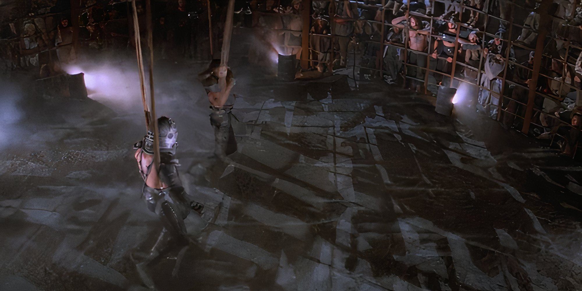 Max fighting Blaster in Mad Max Beyond Thunderdome