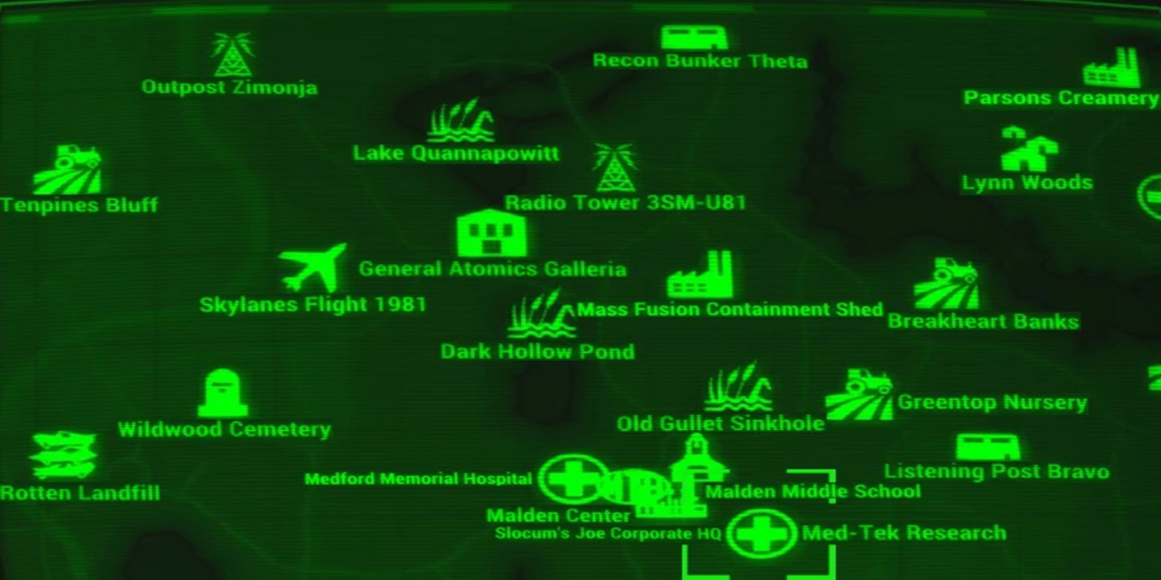 Med-Tek Research Map Fallout 4