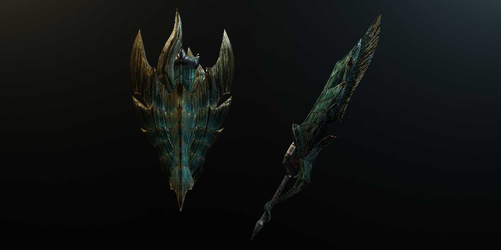 The Melting Grasp model from Monster Hunter World