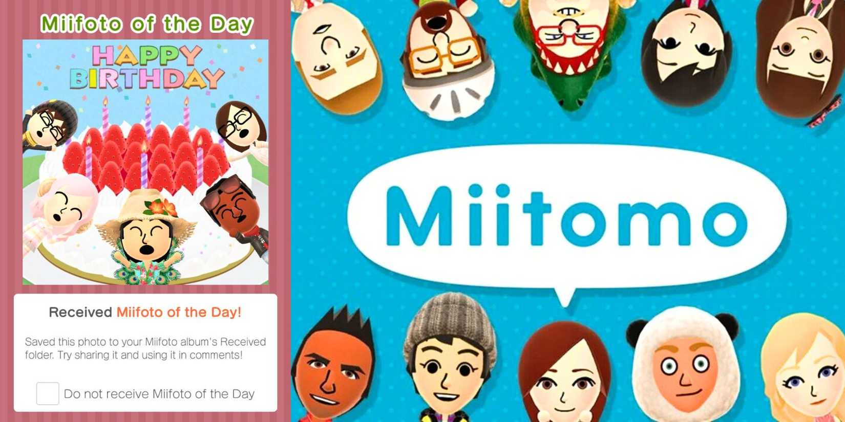 Miitomo Birthday Greeting