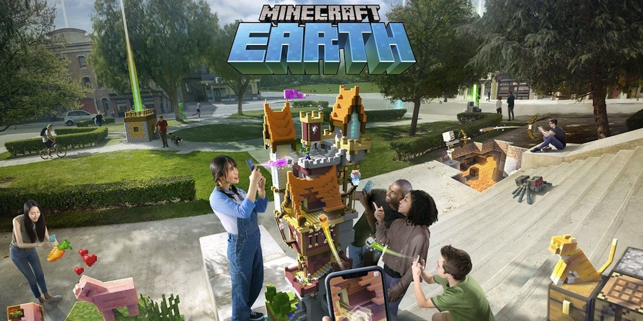 Minecraft Earth Promo Image