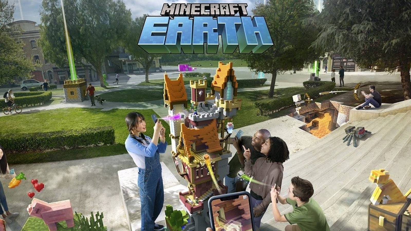 Minecraft Earth Promo Image