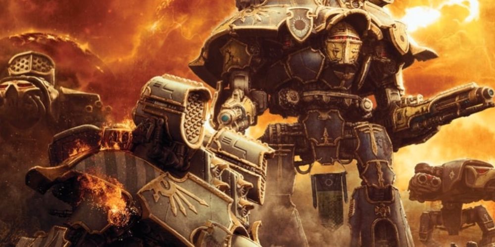 Warhammer Strongest Factions in the Lore Large robots battling each other
