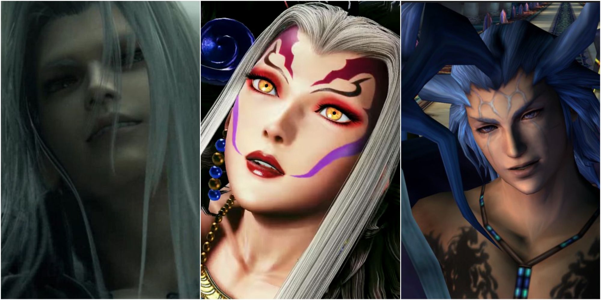 Sephiroth, Ultimecia and Seymour 