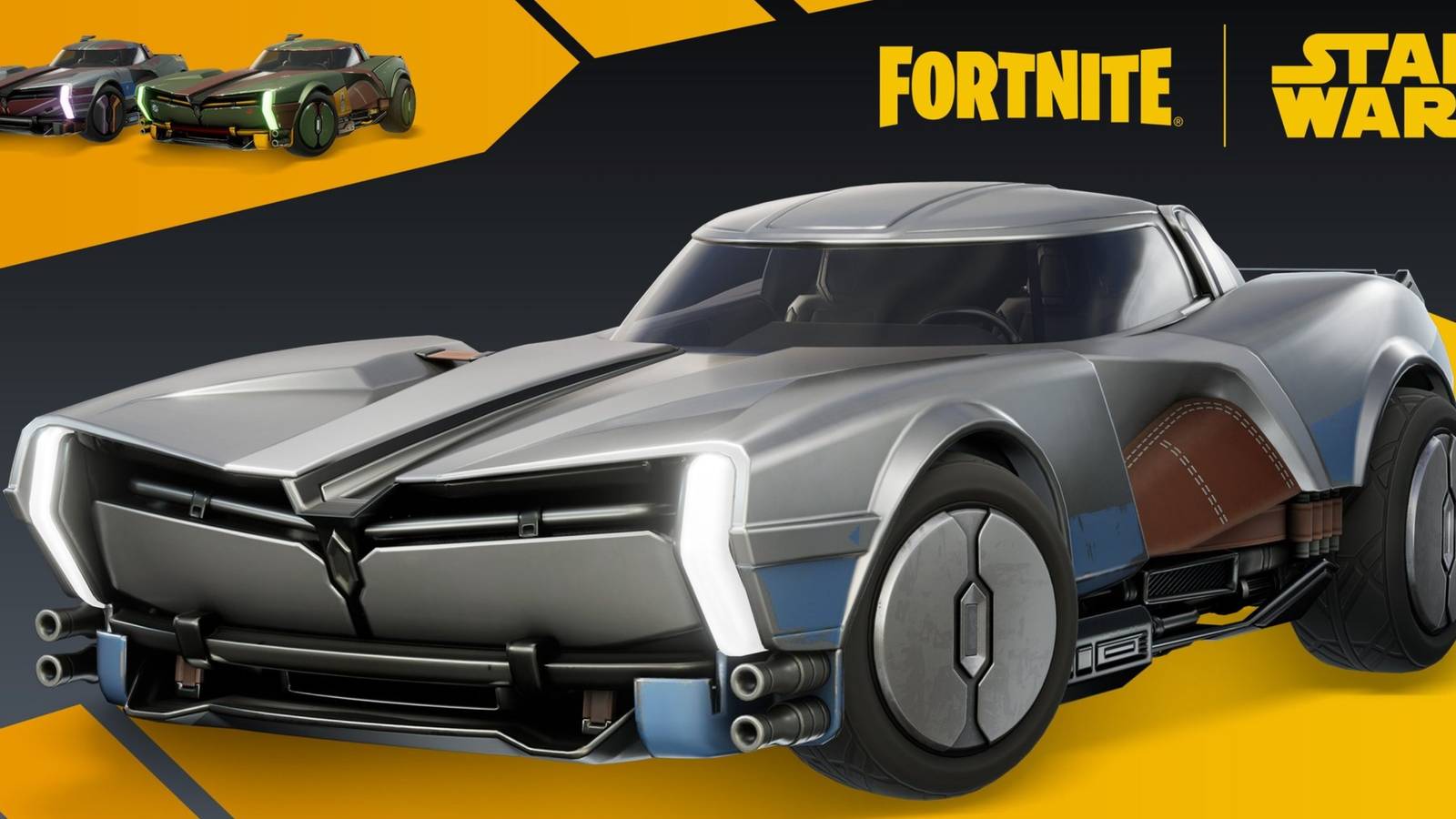 beskar mandalorian car in fortnite