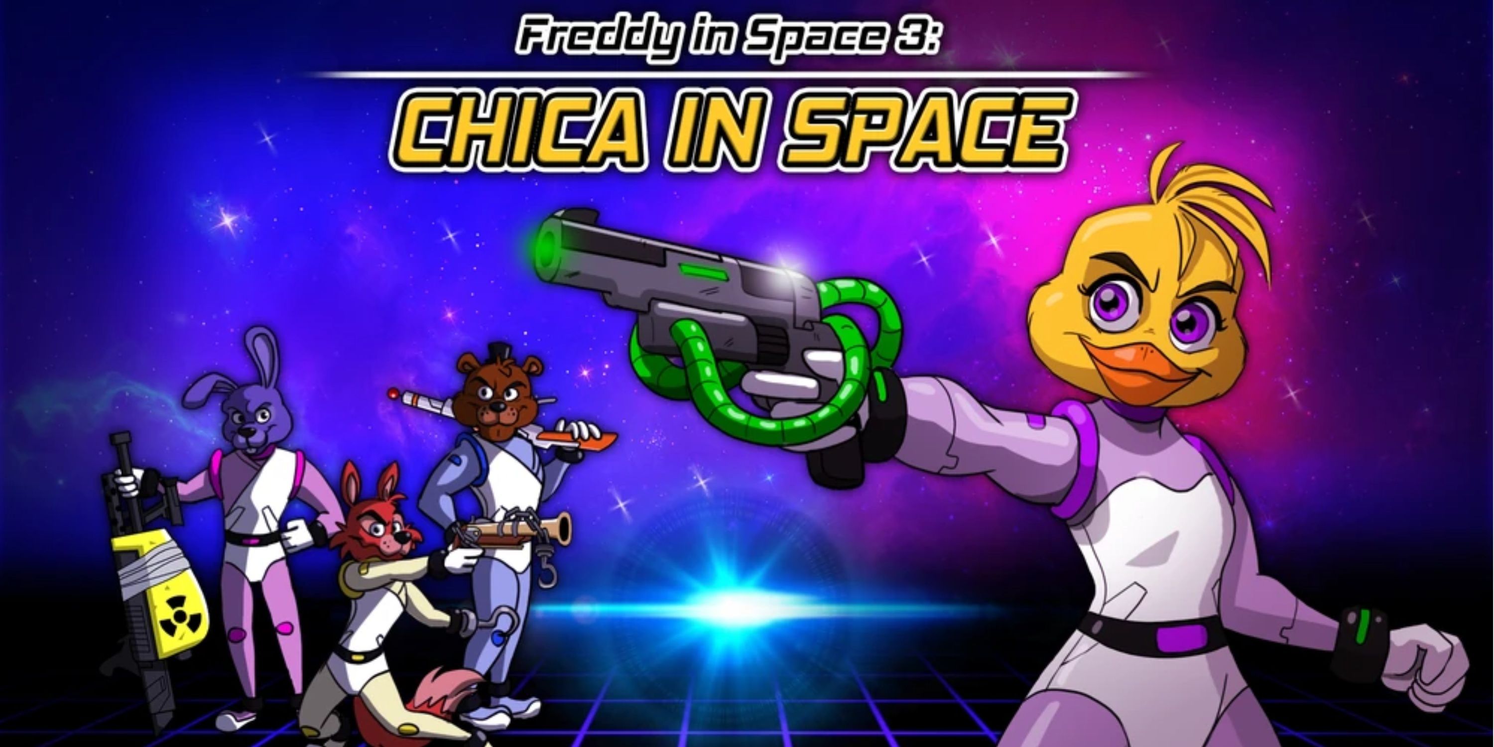 chica in space