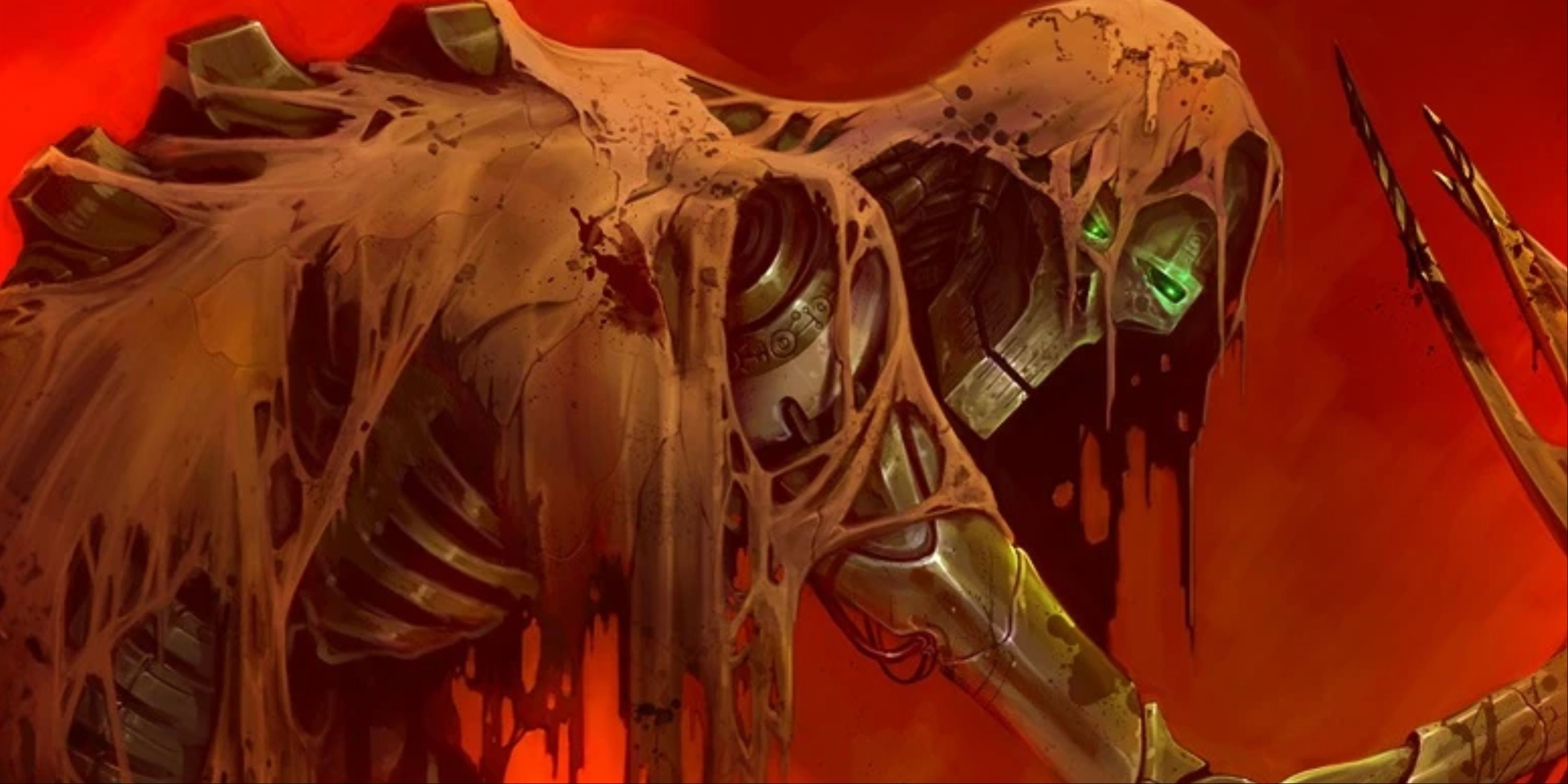 Warhammer 40K Necron Infected with the flayer virus