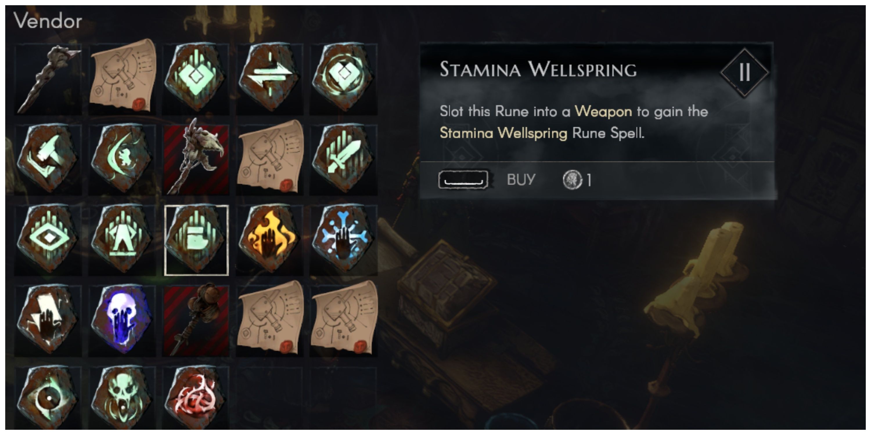 No Rest For The Wicked - Stamina Wellspring Rune