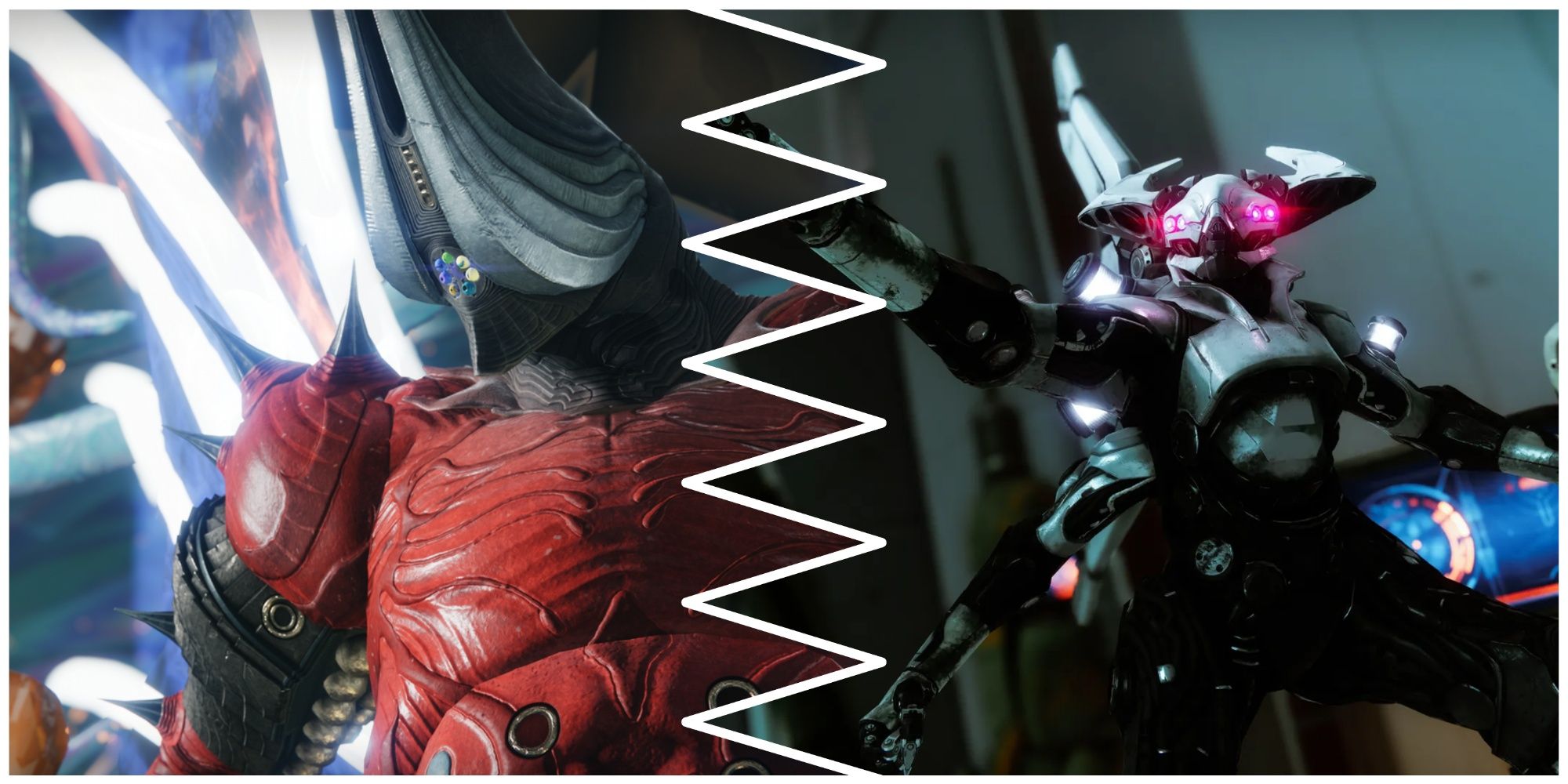 Collage of Destiny 2 Raid Bosses Nezarec and Atraks-1