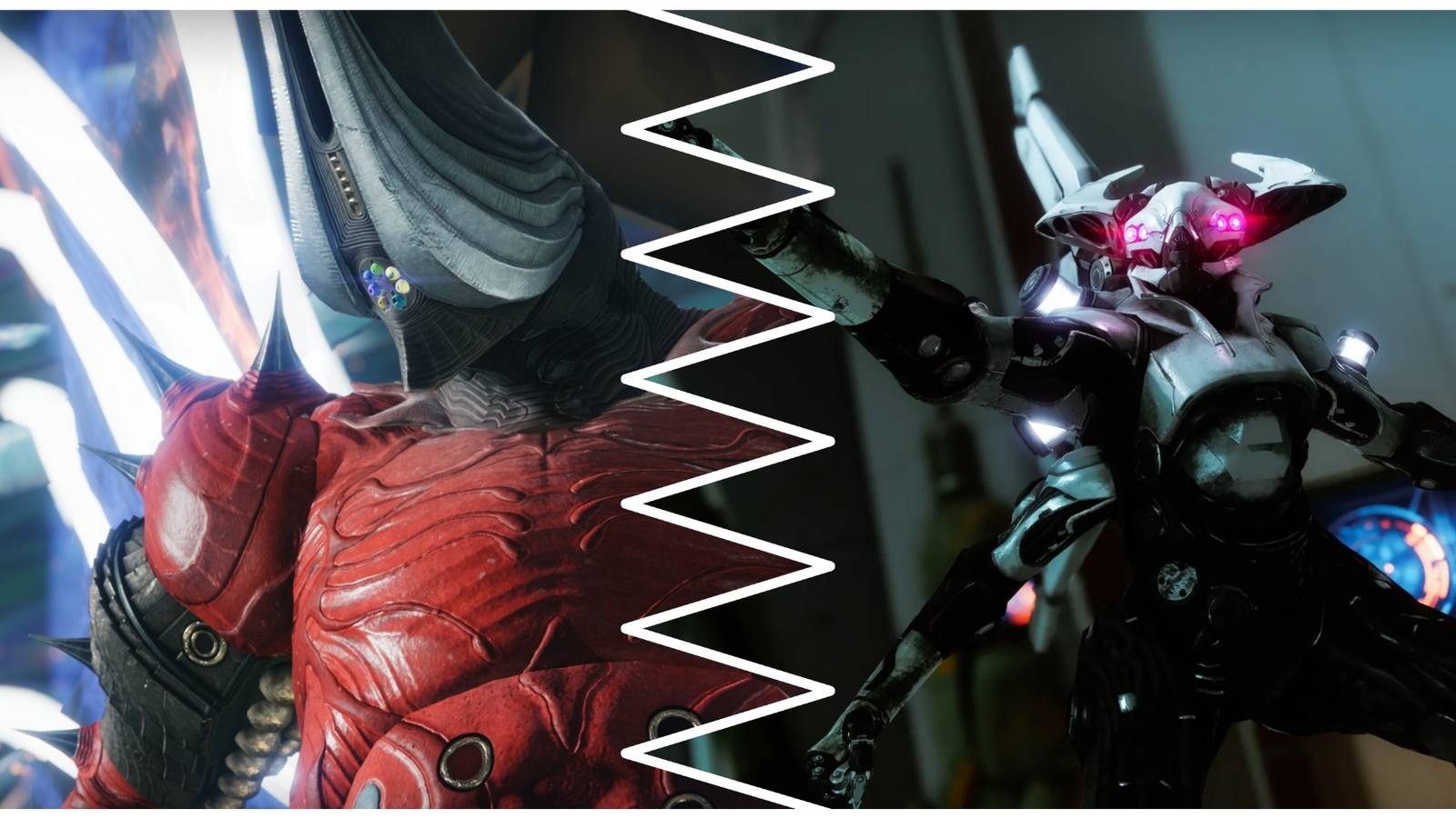 Collage of Destiny 2 Raid Bosses Nezarec and Atraks-1