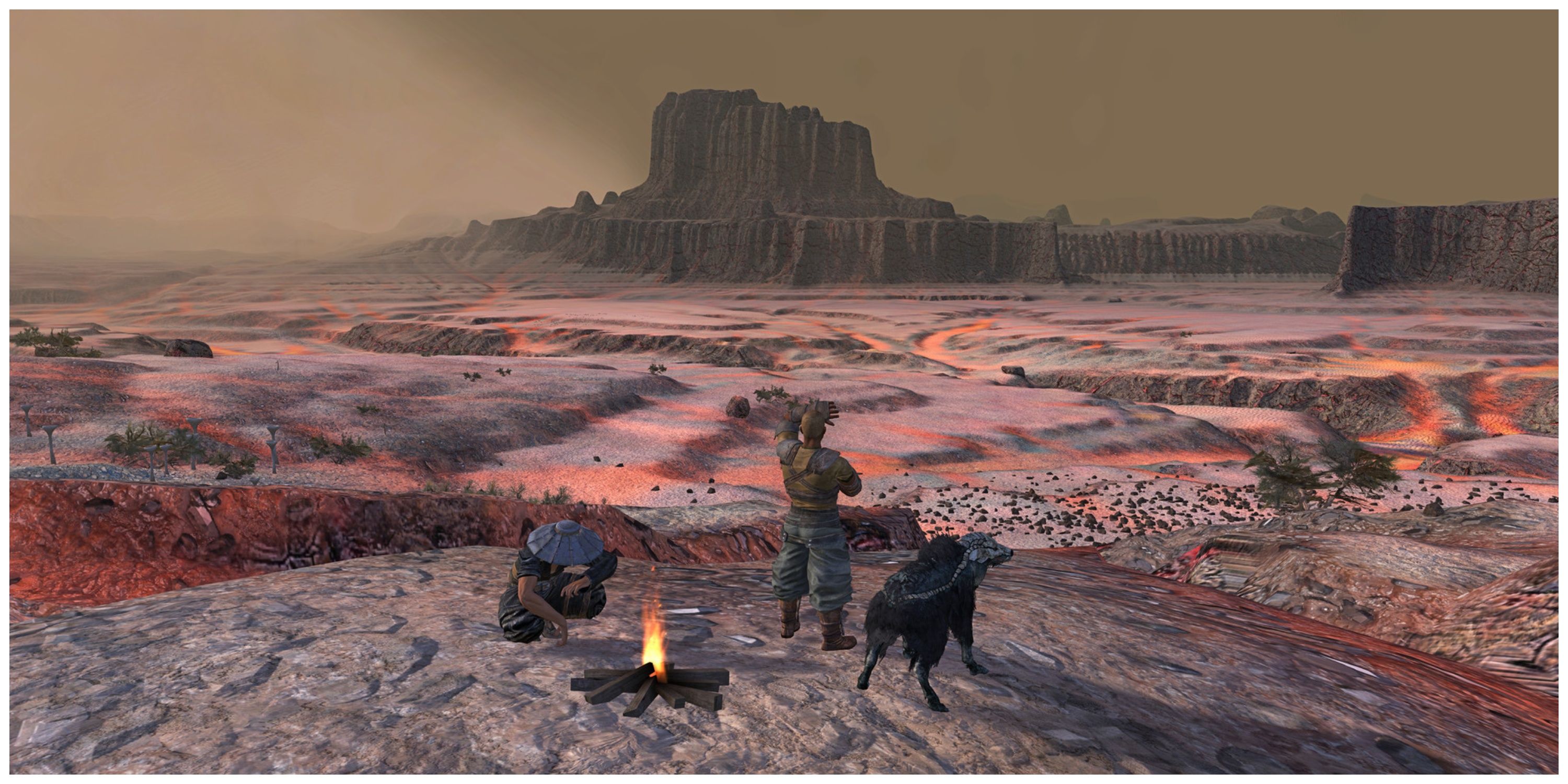 Kenshi - Player Characters Overlooking The Wasteland