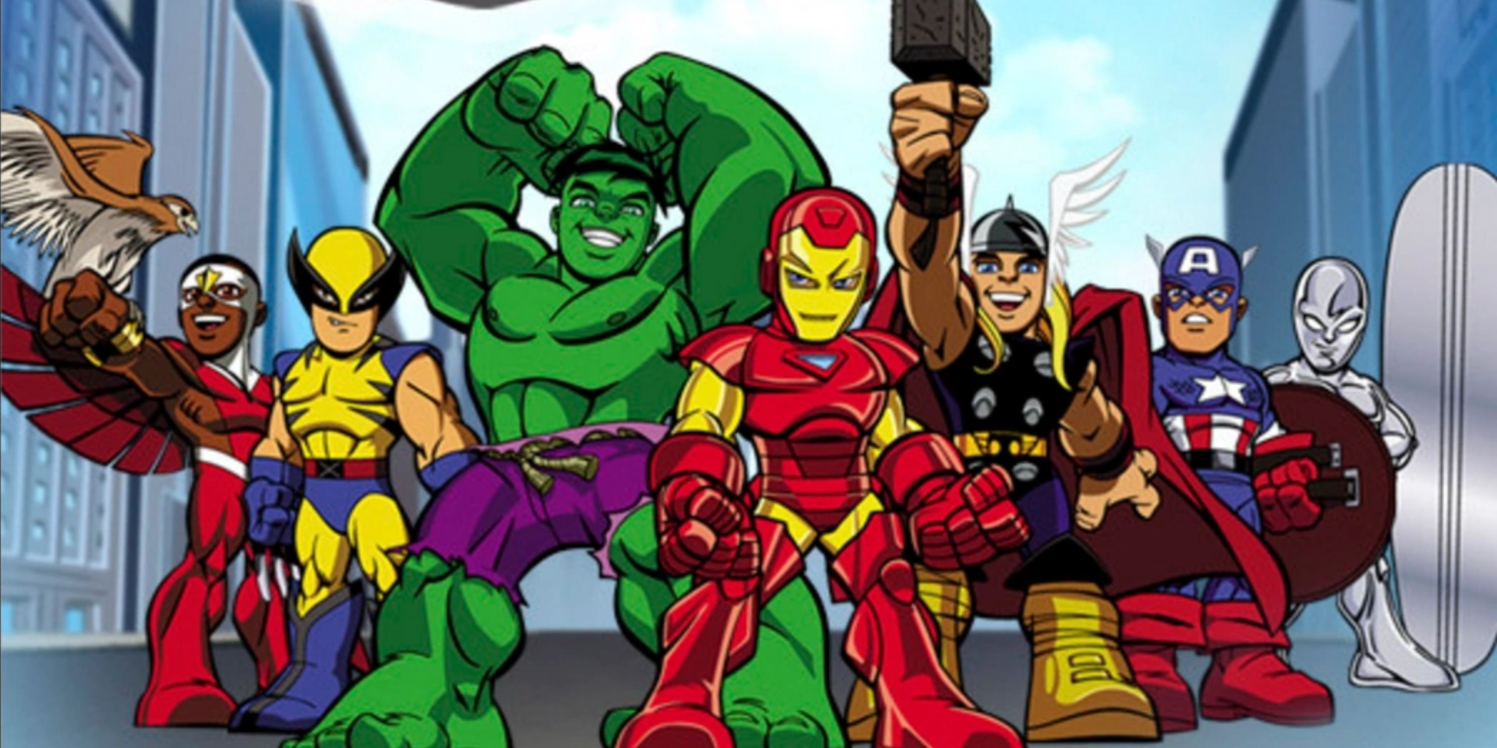 the avengers in The Super Hero Squad Show