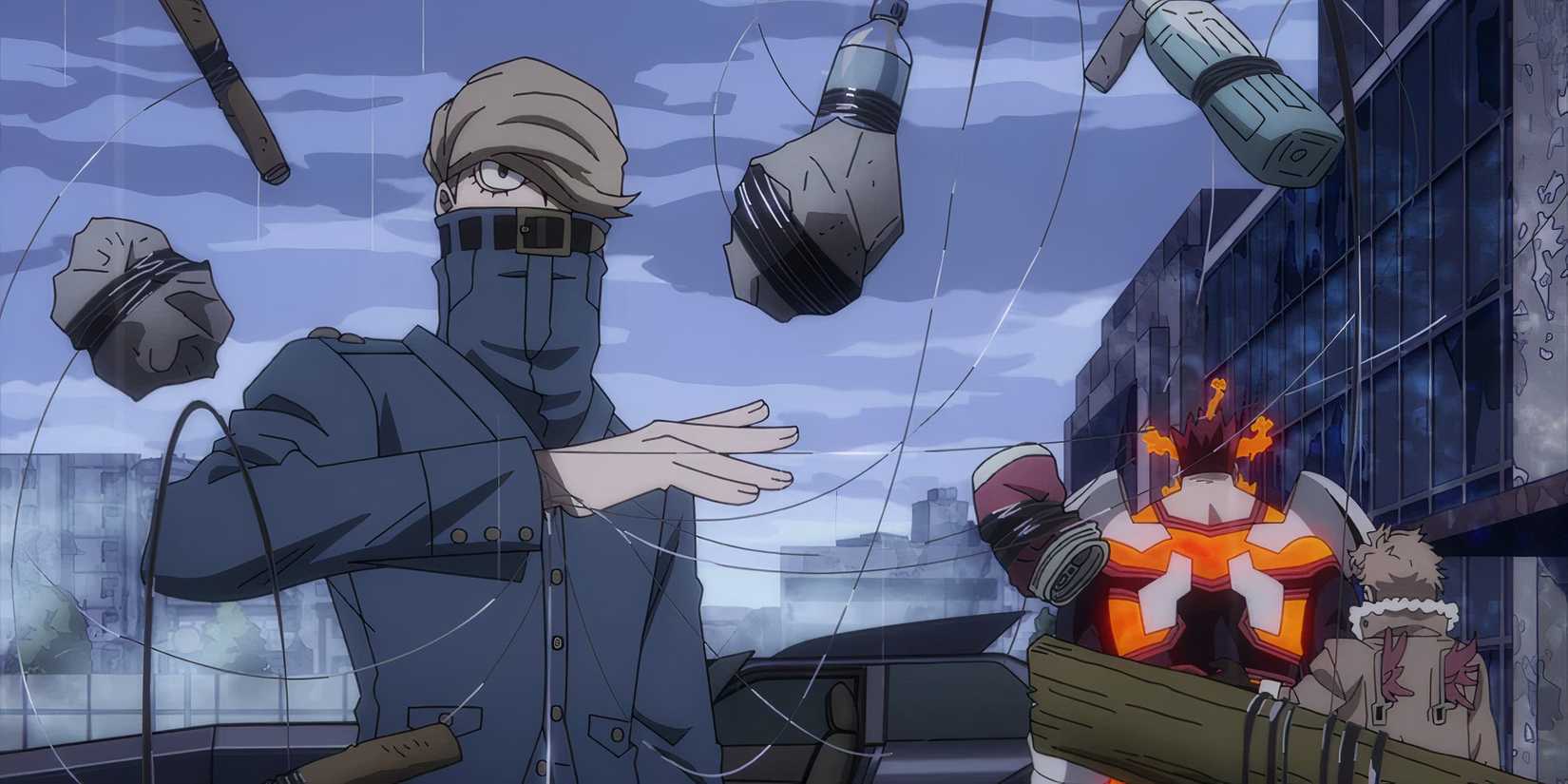 Best Jeanist to catch debris using Fiber Master in My Hero Academia