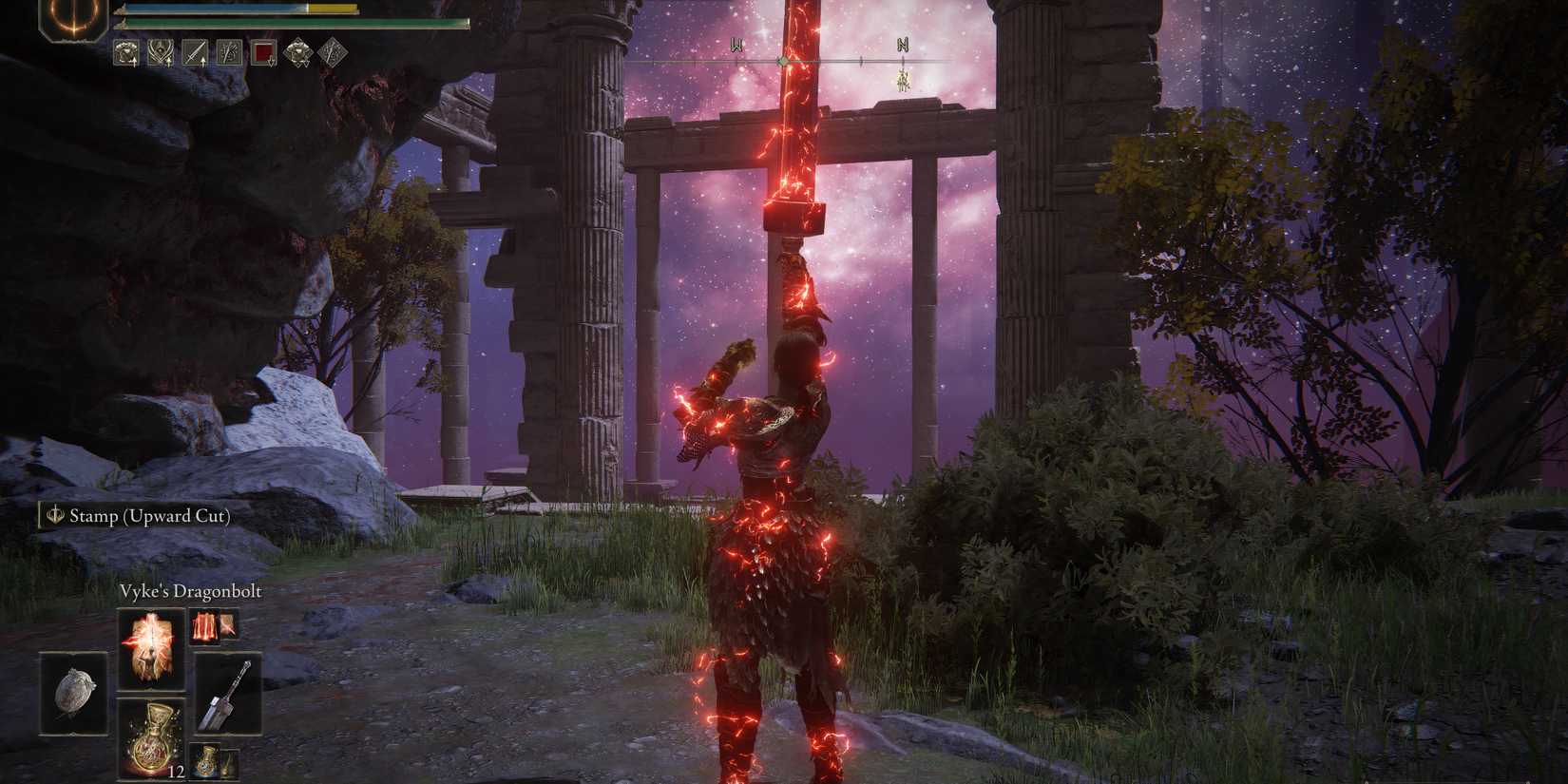 Elden Ring: Best Lightning Spells, Ranked Player summoning lightning to their weapon and body in Elden Ring