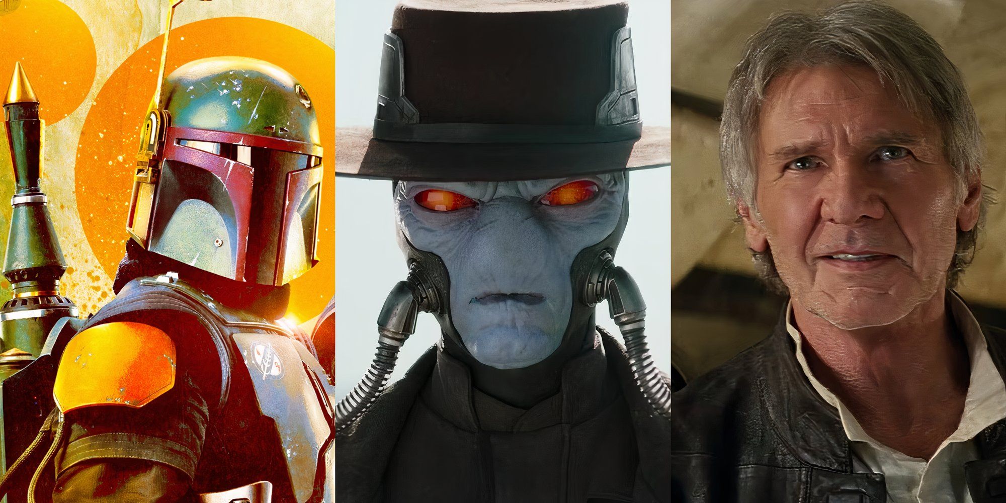 Boba Fett, Cad Bane and old Han Solo feature image for best Star Wars outlaws