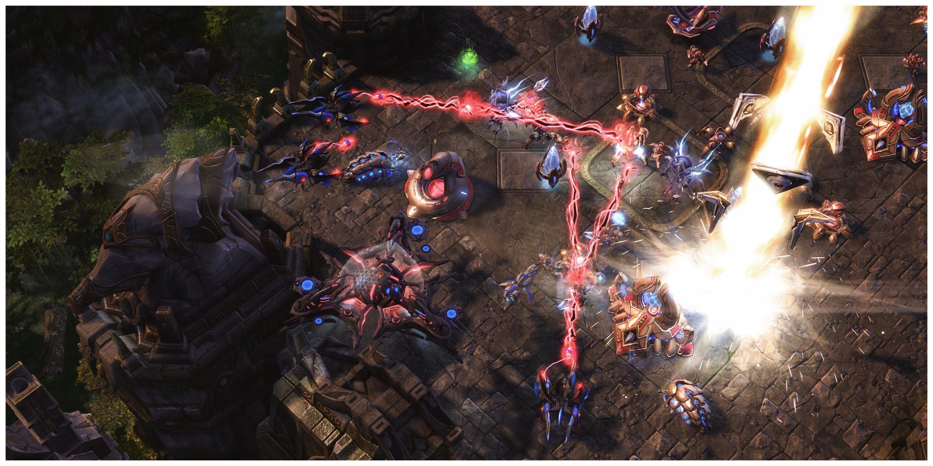 StarCraft 2 - Armies Fighting