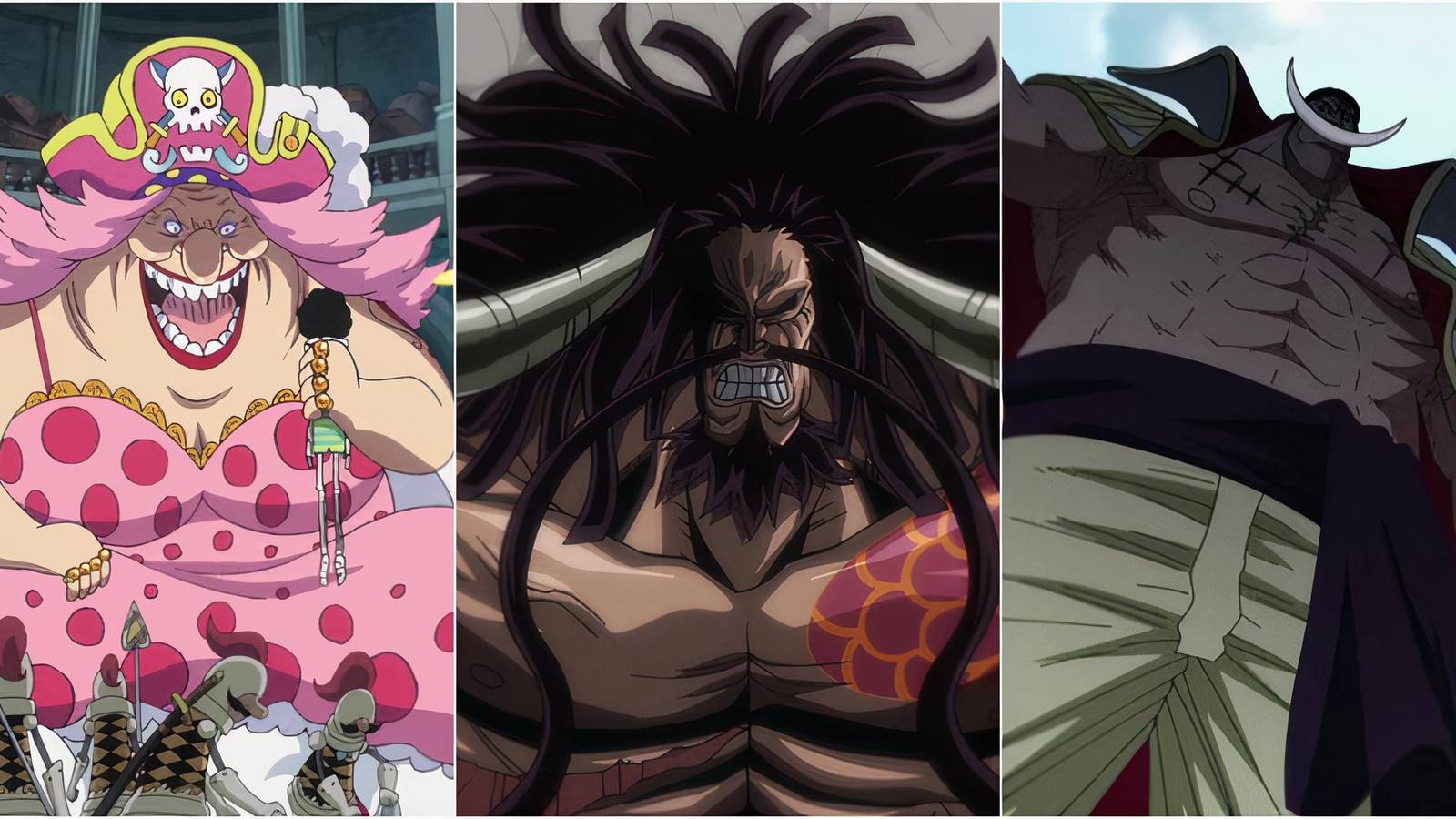 Big Mom, Kaido and Whitebeard 