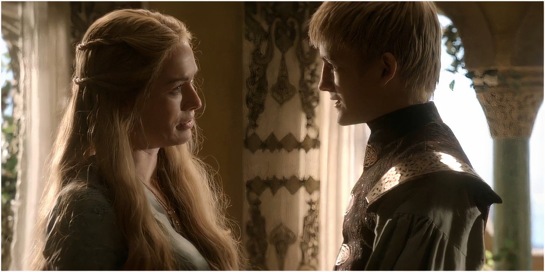 Cersei Lannister and Joffrey Baratheon in Game of Thrones.